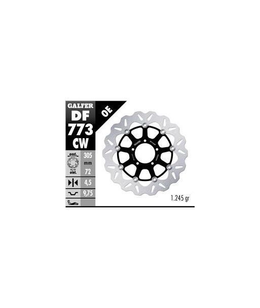 DISC WAVE FLOATING COMPLETE (C. ALU.) 305x4,5mm
