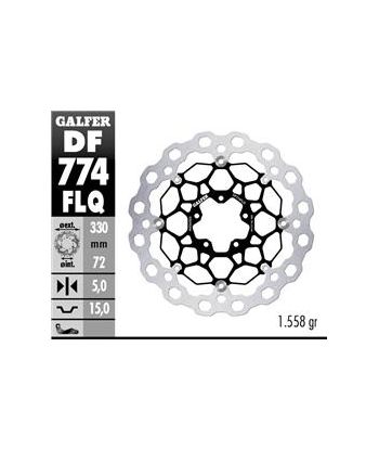 DISC CUBIQ FLOATING (C. STEEL) 330x5mm