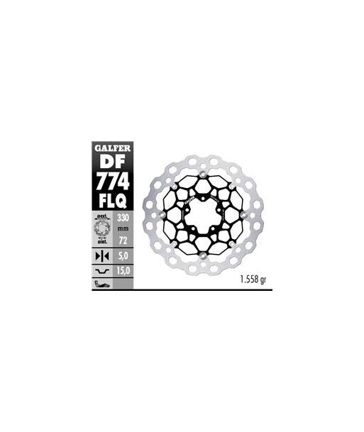 DISC CUBIQ FLOATING (C. STEEL) 330x5mm