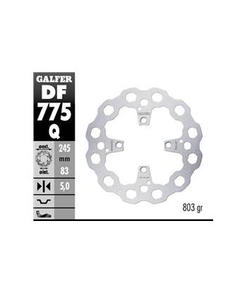 DISC WAVE FIXED 245x5mm