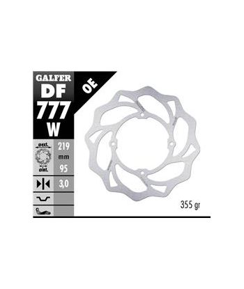 DISC WAVE FIXED 219x3mm