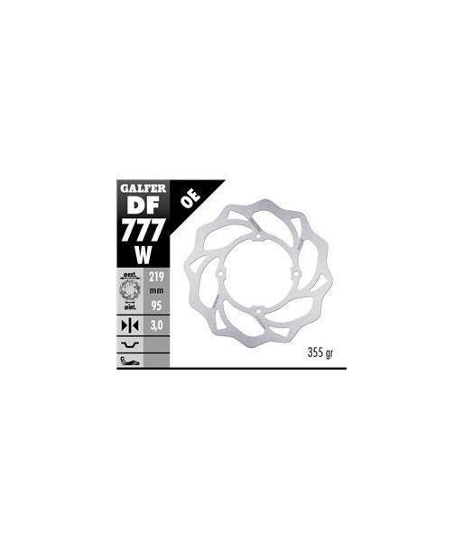 DISC WAVE FIXED 219x3mm