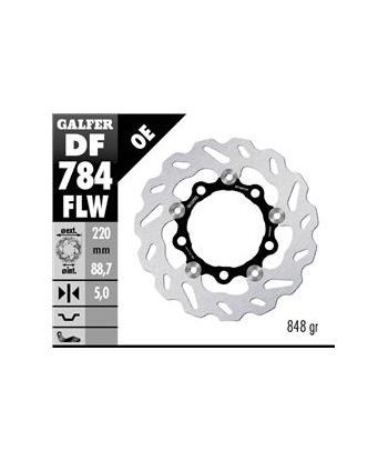 DISC WAVE FIXED 220x5mm