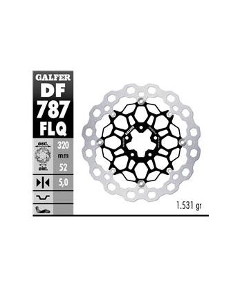 DISC CUBIQ FLOATING (C. STEEL) 320x5mm