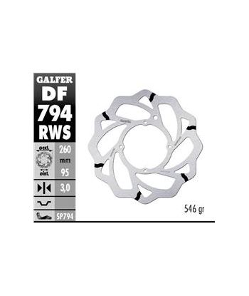 DISC WAVE FIXED 240x3mm