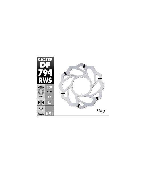 DISC WAVE FIXED 240x3mm