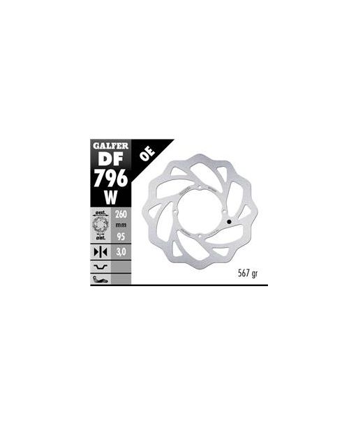 DISC WAVE FIXED 260x3mm