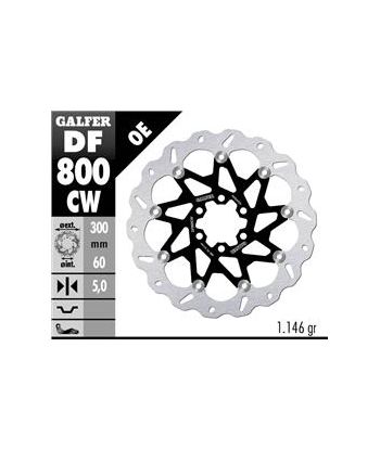 DISC WAVE FLOATING COMPLETE (C. ALU.) 300x5mm