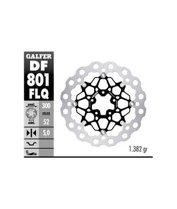 DISC CUBIQ FLOATING (C. STEEL) 300x5mm