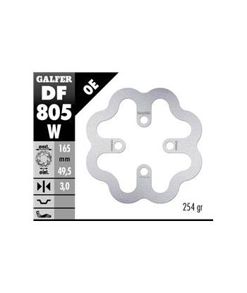 DISC WAVE FIXED 165x3mm