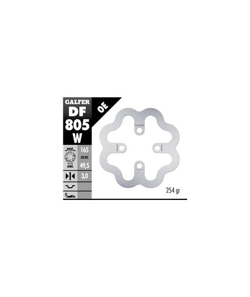 DISC WAVE FIXED 165x3mm