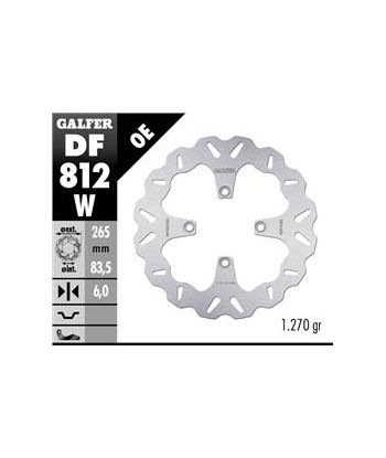 DISC WAVE FIXED 265x6mm