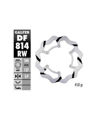 DISC WAVE FIXED GROOVED 260x3mm