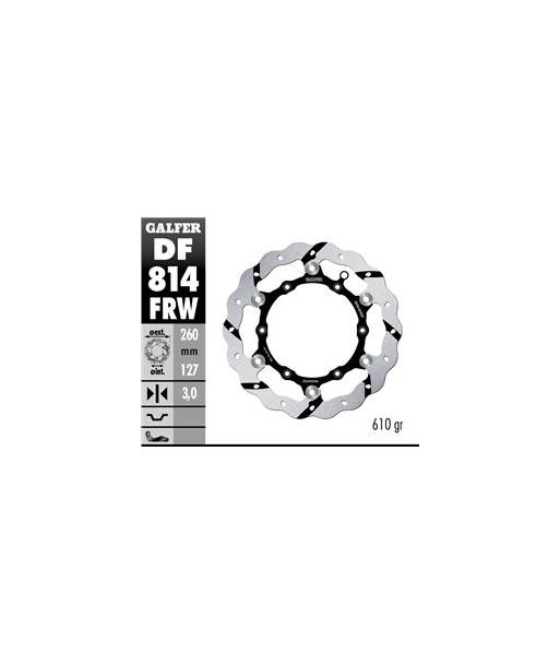 DISC WAVE FIXED 260x3mm