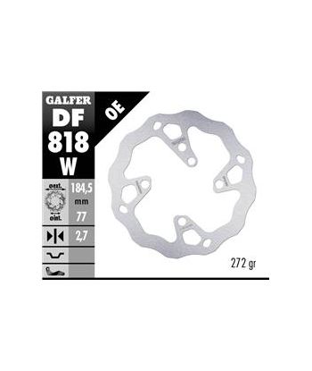 DISC WAVE FIXED 185x2,7mm