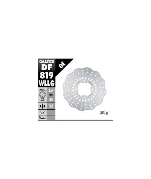 DISC WAVE FIXED FULL TYPE 159.5x3mm RACING TRIAL