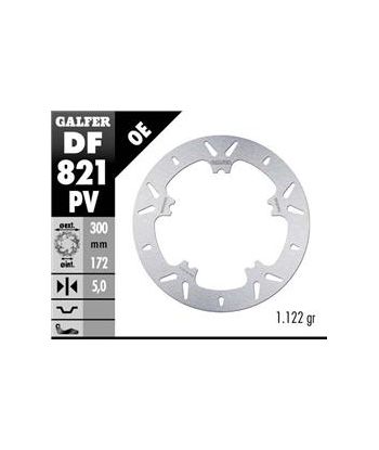 ROUND BRAKE TRACK 300x5mm
