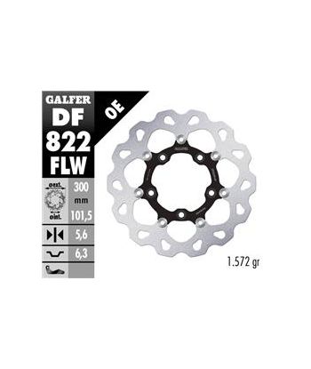 DISC CUBIQ FLOATING (C. STEEL) 300x5.6mm