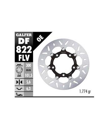 ROUND DISC FLOATING (C. STEEL) 300x5.6mm