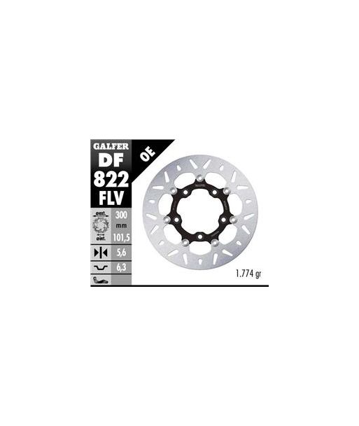 ROUND DISC FLOATING (C. STEEL) 300x5.6mm