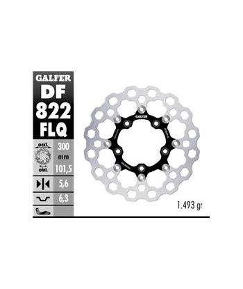 DISC WAVE FLOATING (C. STEEL) 300x5.6mm