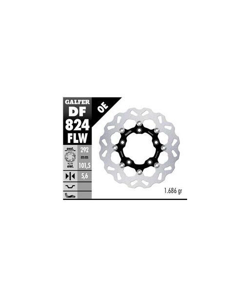 DISC WAVE FLOATING (C. STEEL) 292x5,6mm