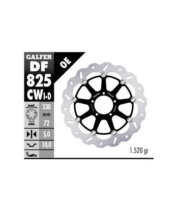 DISC WAVE FLOATING COMPLETE RIGHT (C. ALU.) 330x5m