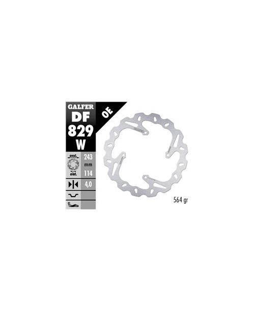 DISC WAVE FIXED GROOVED 243x4mm