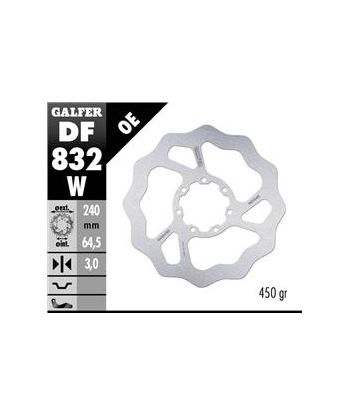 DISC WAVE FIXED 240x3mm