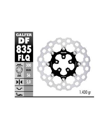 DISC CUBIQ FLOATING (C. STEEL) OVERSIZE 320x5mm