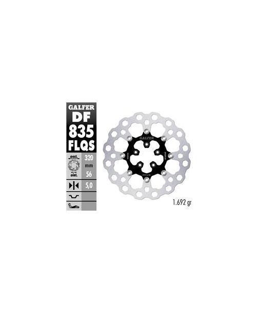 DISC CUBIQ FLOATING (C. STEEL) SUPER OSIZE 330x5mm