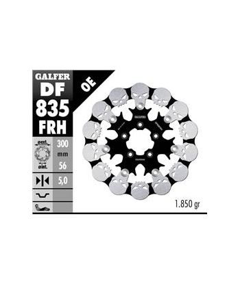 DISC WAVE SKULL DESIGN FIXED 300x5mm