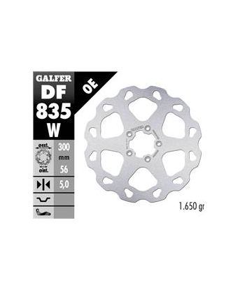 DISC WAVE FIXED 300x5mm