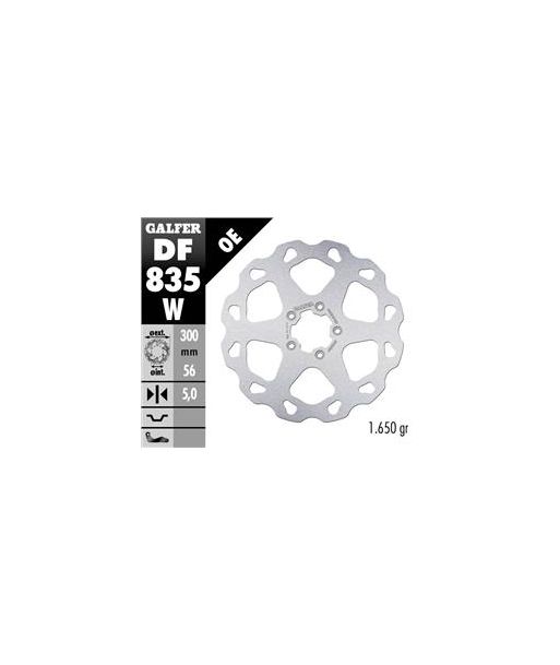 DISC WAVE FIXED 300x5mm