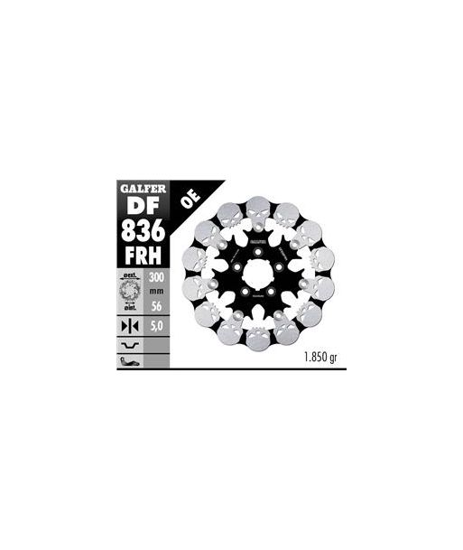 DISC WAVE SKULL DESIGN FIXED 300x5mm