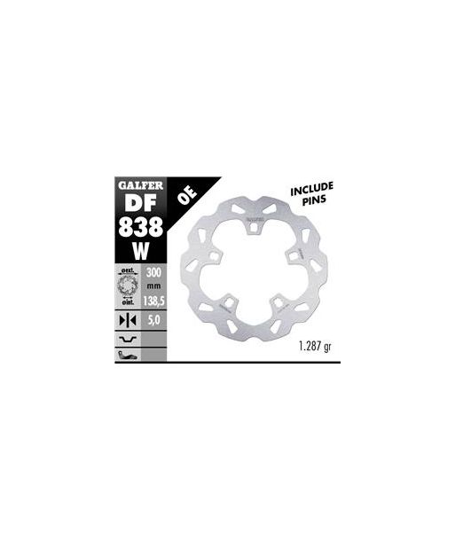 DISC WAVE FIXED 300x5mm