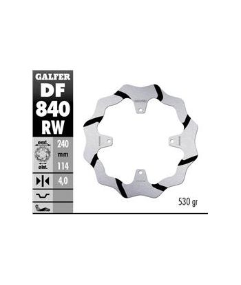 DISC WAVE FIXED 240x4mm