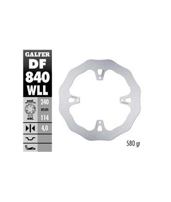 DISC WAVE FIXED SOLID 240X4MM