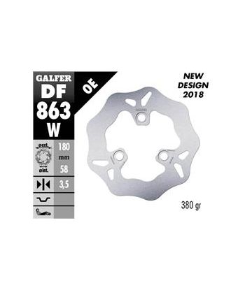 DISC WAVE FIXED GROOVED 180x3,5mm