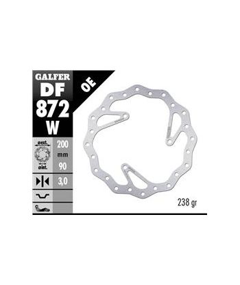 DISC WAVE FIXED 200x3mm