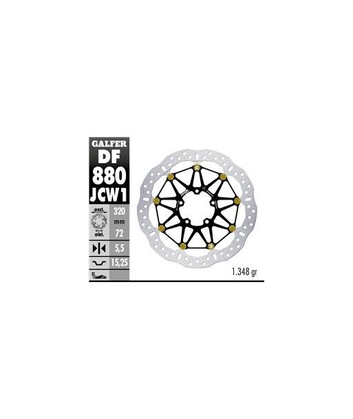 DISC WAVE FLOATECH RACING 320X5.5MM