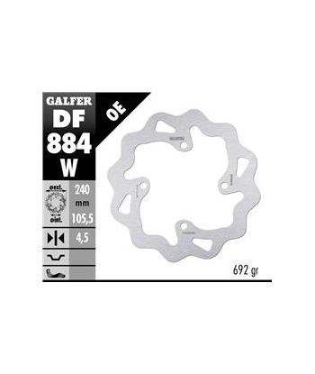DISC WAVE FIXED 239x4,5mm