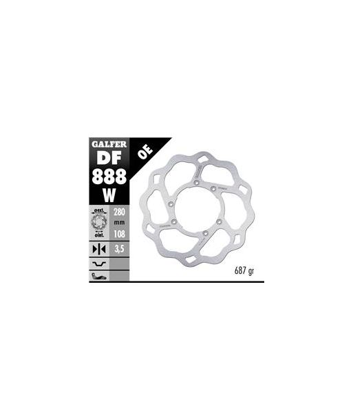 DISC WAVE FIXED 280x3,5mm