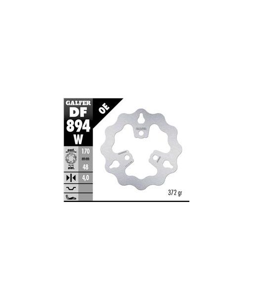 DISC WAVE FIXED 170x4mm