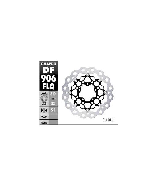 DISC CUBIQ FLOATING (C. STEEL) 310x5mm