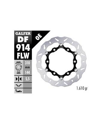 DISC WAVE FLOATING (C. STEEL) 310x5,5mm