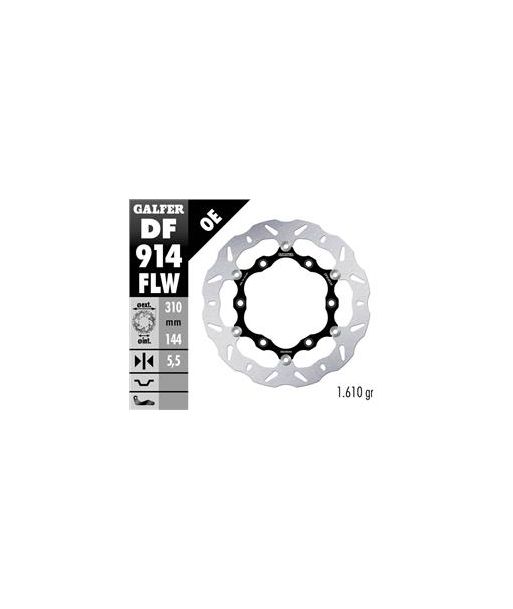 DISC WAVE FLOATING (C. STEEL) 310x5,5mm