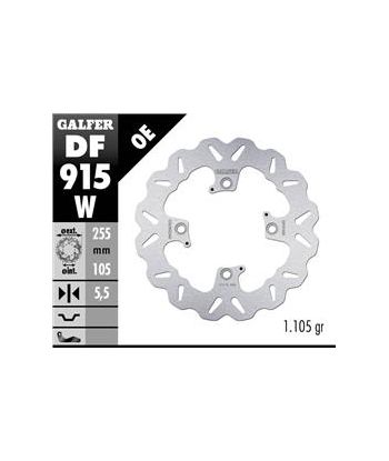 DISC WAVE FIXED 255x5,5mm