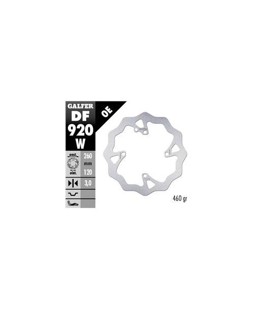 DISC WAVE FIXED GROOVED 260x3mm