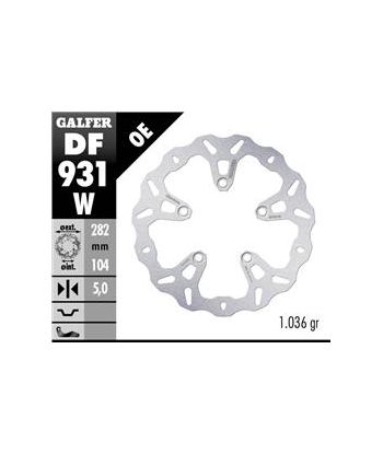 DISC WAVE FIXED 282x5mm